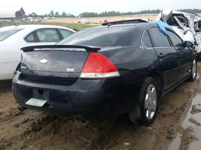 2G1WD58C279221389 - 2007 CHEVROLET IMPALA SUP შავი ფოტო 4