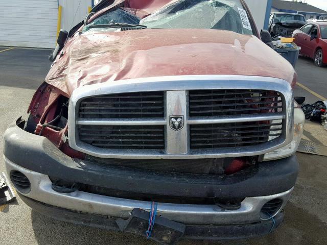 3D7MX38A48G236434 - 2008 DODGE RAM 3500 S RED photo 7