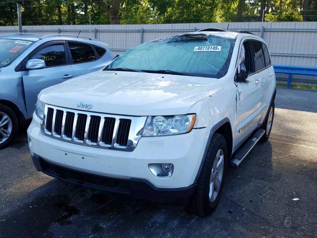 1J4RS4GG1BC644663 - 2011 JEEP GRAND CHER WHITE photo 2