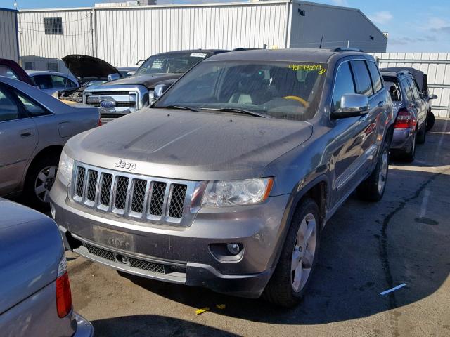 1C4RJFCG3CC329925 - 2012 JEEP GRAND CHER GRAY photo 2