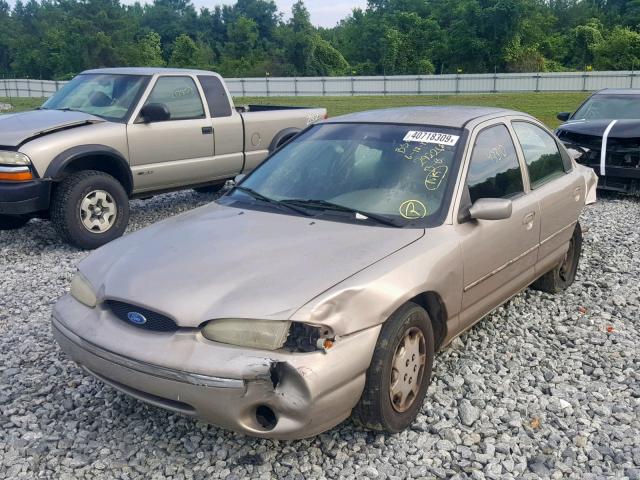 1FALP6631SK124630 - 1995 FORD CONTOUR LX TAN photo 2