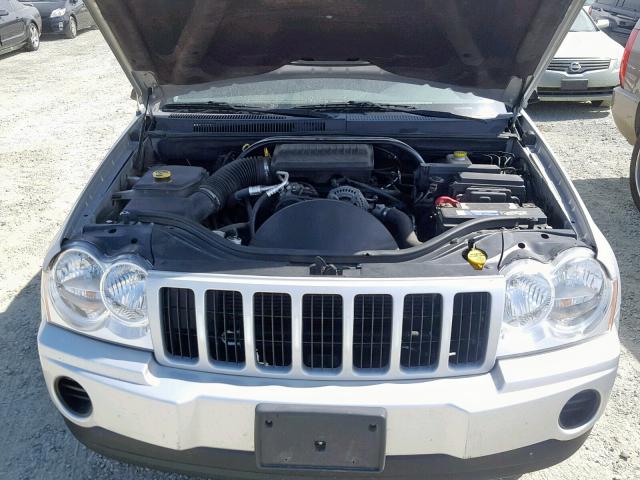 1J4GR48K45C668269 - 2005 JEEP GRAND CHER SILVER photo 7