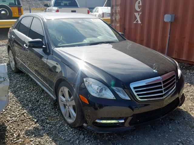 WDDHF5KB5DA724737 - 2013 MERCEDES-BENZ E 350 BLACK photo 1