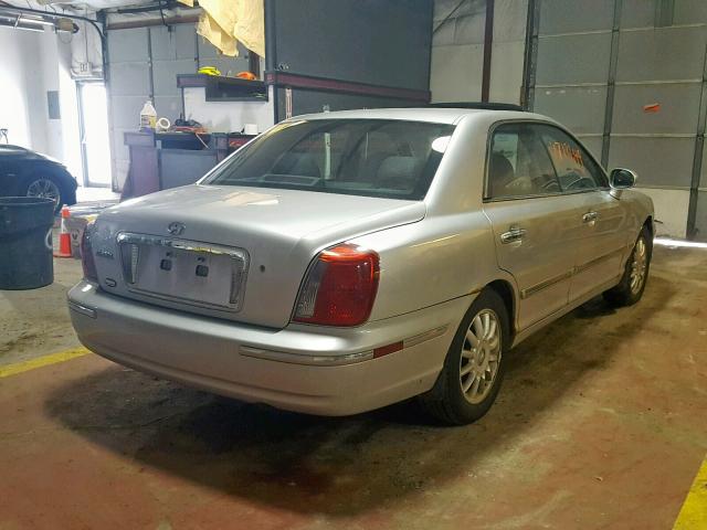 KMHFU45E15A414346 - 2005 HYUNDAI XG 350 SILVER photo 4