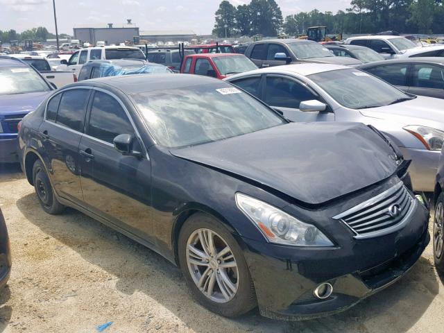 JN1DV6AR4BM451711 - 2011 INFINITI G25 BLACK photo 1