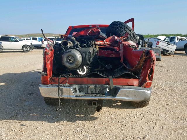 3D7KA28C74G171626 - 2004 DODGE RAM 2500 S წითელი ფოტო 10