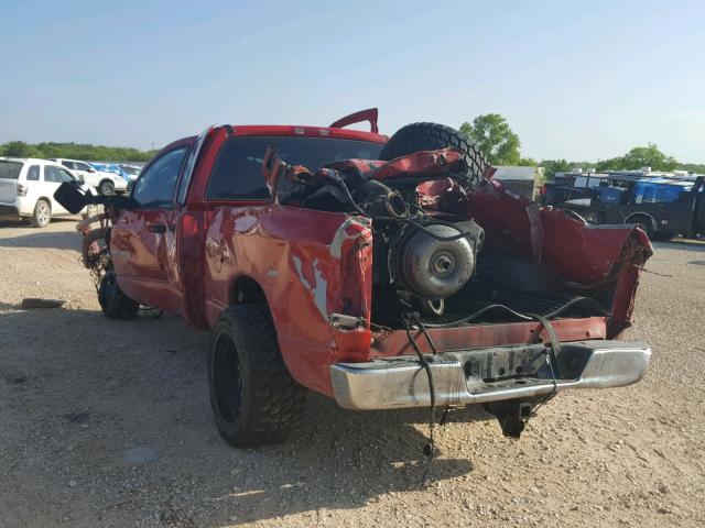 3D7KA28C74G171626 - 2004 DODGE RAM 2500 S წითელი ფოტო 3