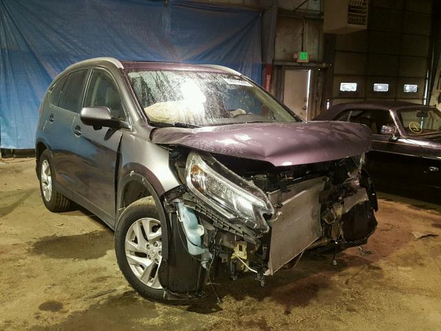 2HKRM4H73FH606862 - 2015 HONDA CR-V EXL GRAY photo 1