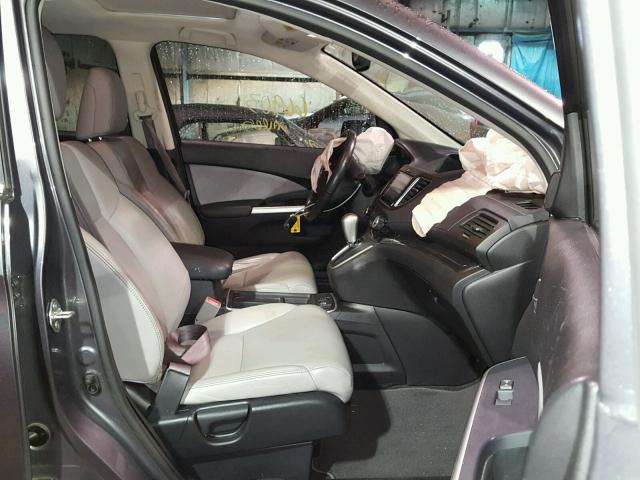 2HKRM4H73FH606862 - 2015 HONDA CR-V EXL GRAY photo 5