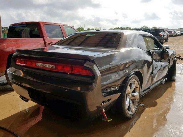 2C3CDYBT3DH612481 - 2013 DODGE CHALLENGER GRAY photo 4