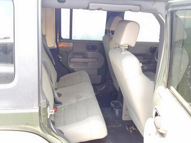 1J4GB59167L123340 - 2007 JEEP WRANGLER S 绿色 照片 6