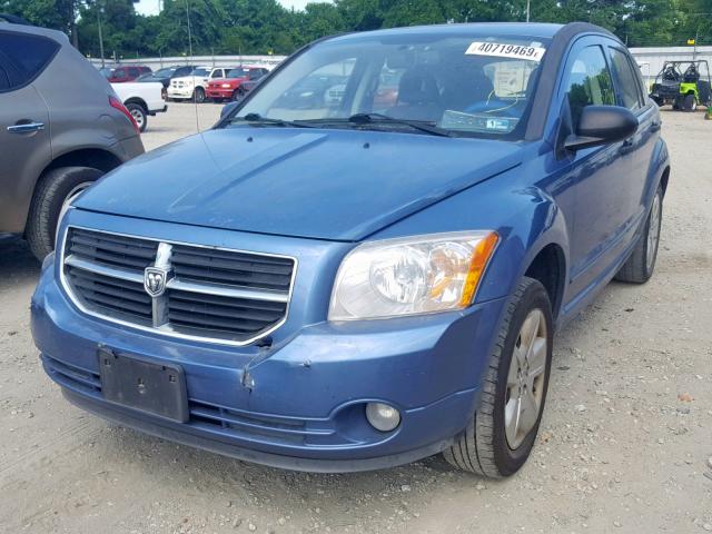 1B3HB48BX7D157128 - 2007 DODGE CALIBER SX BLUE photo 2