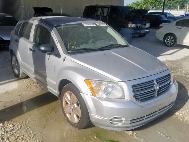 1B3HB48B57D260019 - 2007 DODGE CALIBER SX SILVER photo 1