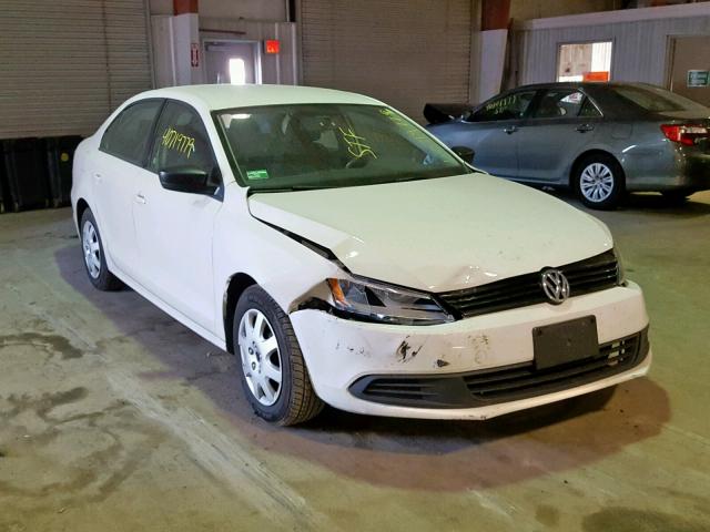 3VW2K7AJ5BM330412 - 2011 VOLKSWAGEN JETTA BASE WHITE photo 1