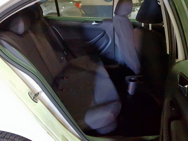3VW2K7AJ5BM330412 - 2011 VOLKSWAGEN JETTA BASE WHITE photo 6