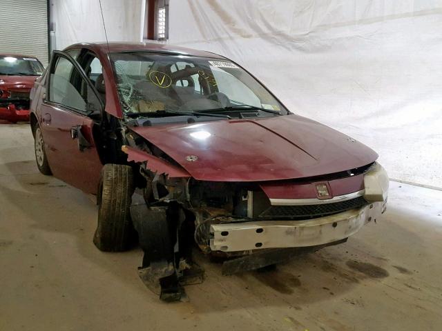 1G8AJ52F74Z225687 - 2004 SATURN ION LEVEL BURGUNDY photo 1