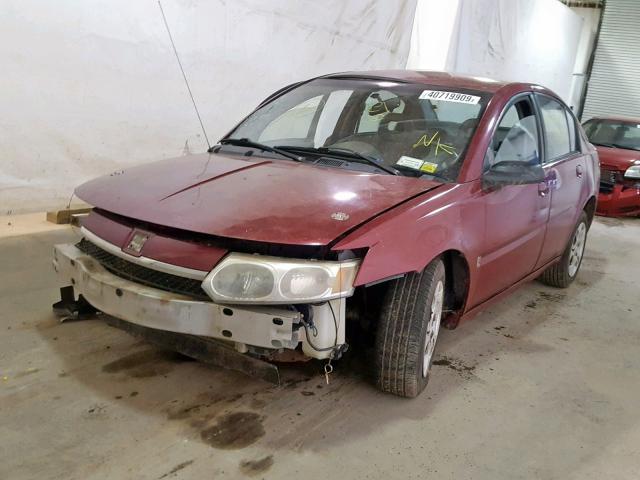 1G8AJ52F74Z225687 - 2004 SATURN ION LEVEL BURGUNDY photo 2