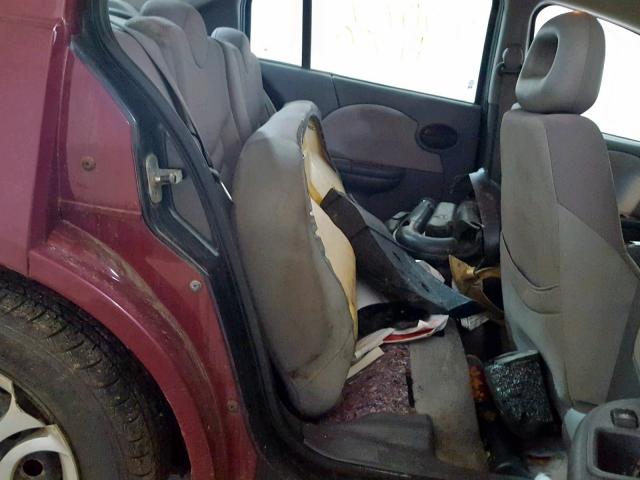 1G8AJ52F74Z225687 - 2004 SATURN ION LEVEL BURGUNDY photo 6