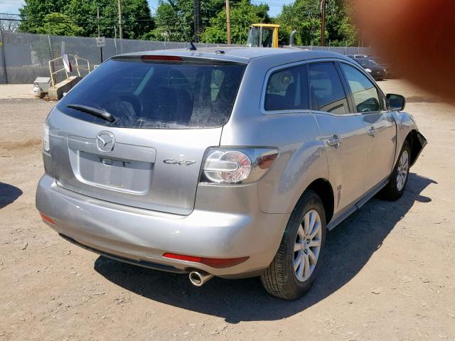 JM3ER2BM4B0360261 - 2011 MAZDA CX-7 SILVER photo 4