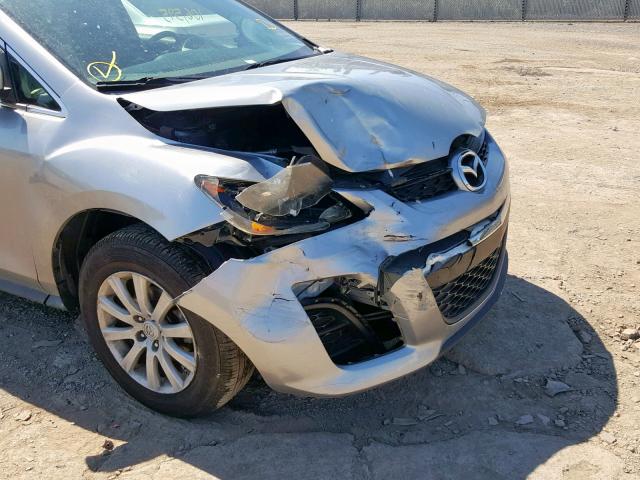 JM3ER2BM4B0360261 - 2011 MAZDA CX-7 SILVER photo 9