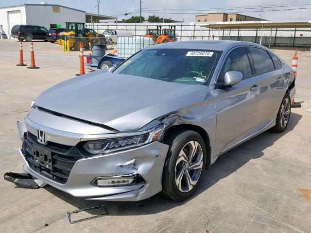 1HGCV1F56JA129817 - 2018 HONDA ACCORD EXL SILVER photo 2