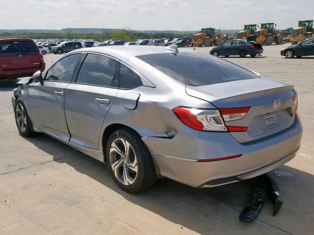 1HGCV1F56JA129817 - 2018 HONDA ACCORD EXL SILVER photo 3