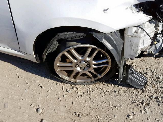 JTKDE167680223578 - 2008 TOYOTA SCION TC თეთრი ფოტო 9