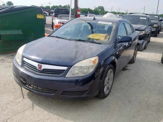 1G8ZS57B49F122063 - 2009 SATURN AURA XE BLUE photo 2