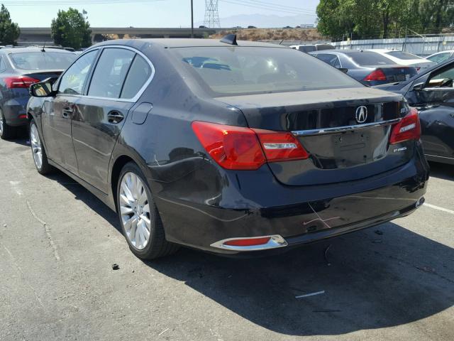JH4KC1F94FC000987 - 2015 ACURA RLX ADVANC BLACK photo 3