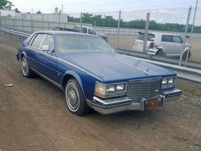 1G6AS6984EE837521 - 1984 CADILLAC SEVILLE BLUE photo 1