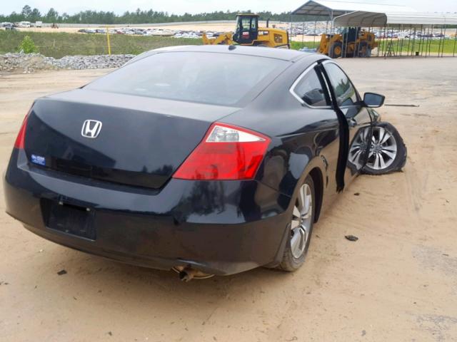 1HGCS12848A025586 - 2008 HONDA ACCORD EXL BLACK photo 4