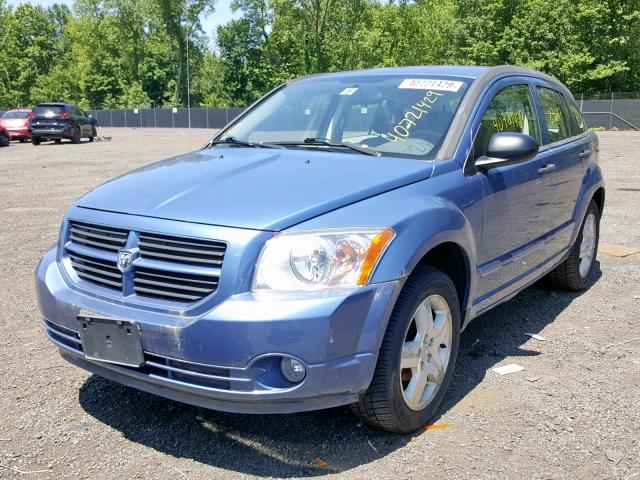 1B3HB48B07D299052 - 2007 DODGE CALIBER SX BLUE photo 2