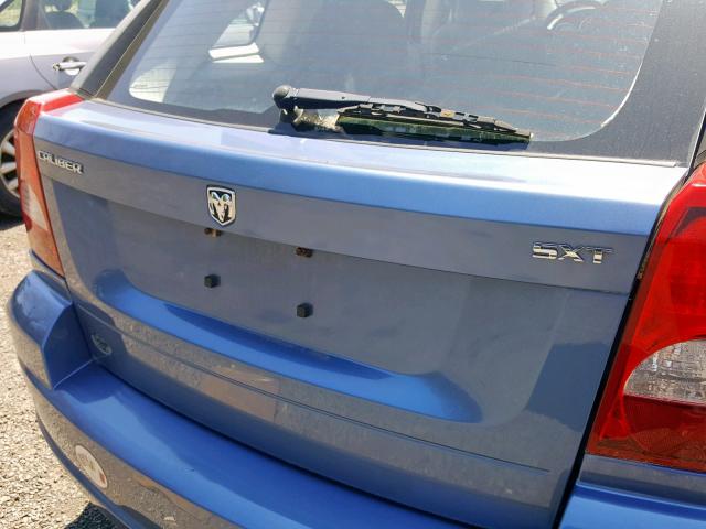 1B3HB48B07D299052 - 2007 DODGE CALIBER SX BLUE photo 9