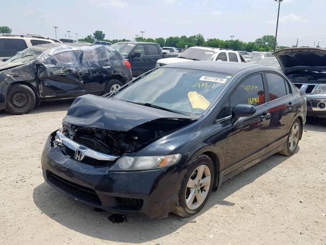 19XFA1F60AE078148 - 2010 HONDA CIVIC LX-S Սև լուսանկար 2