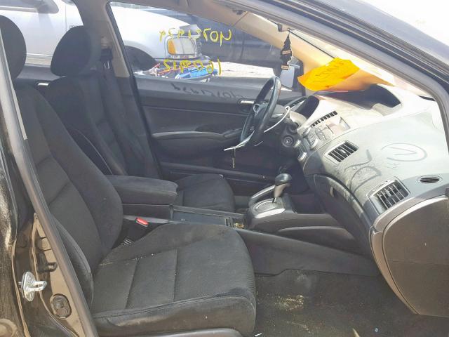 19XFA1F60AE078148 - 2010 HONDA CIVIC LX-S Սև լուսանկար 5