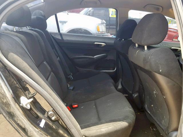 19XFA1F60AE078148 - 2010 HONDA CIVIC LX-S Սև լուսանկար 6