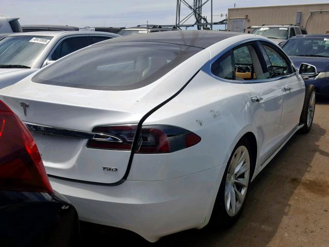 5YJSA1E23JF267450 - 2018 TESLA MODEL S أبيض صورة 4