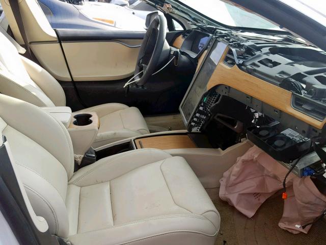 5YJSA1E23JF267450 - 2018 TESLA MODEL S أبيض صورة 5