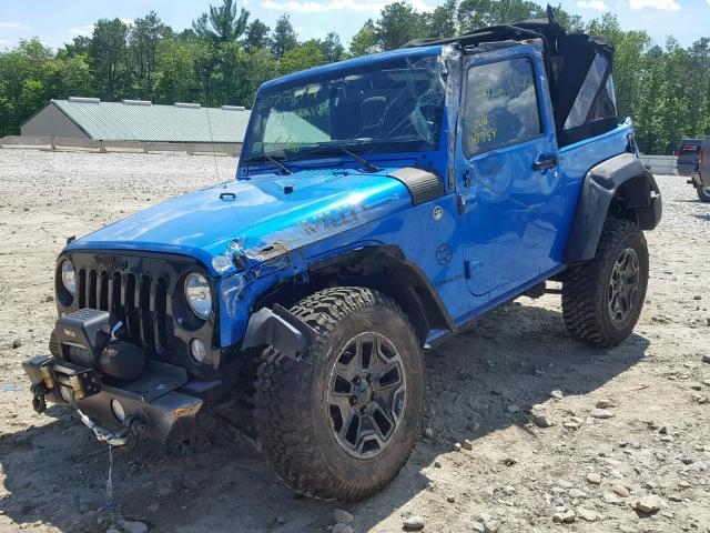 1C4AJWAG2EL309507 - 2014 JEEP WRANGLER S ლურჯი ფოტო 9