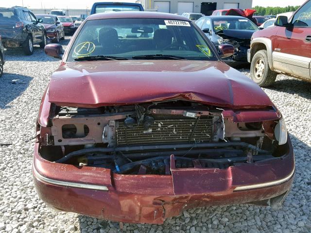 2MEFM74W94X673641 - 2004 MERCURY GRAND MARQ BURGUNDY photo 7