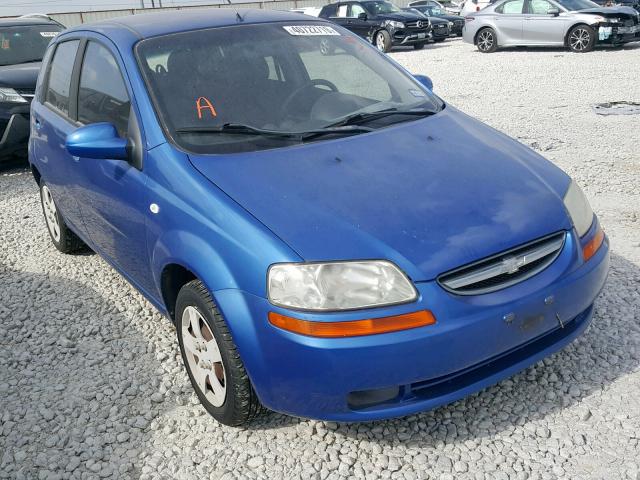 KL1TD66636B622046 - 2006 CHEVROLET AVEO BASE Mavi foto 1