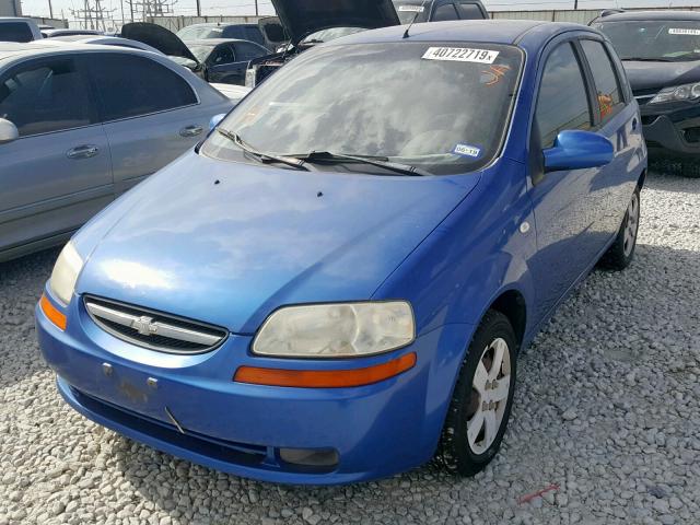 KL1TD66636B622046 - 2006 CHEVROLET AVEO BASE Mavi foto 2
