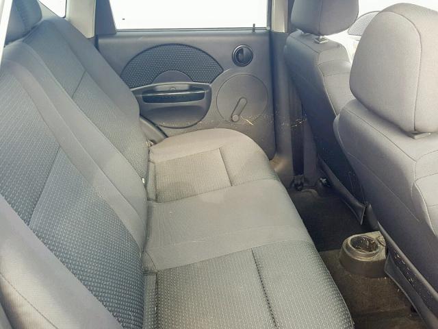 KL1TD66636B622046 - 2006 CHEVROLET AVEO BASE Mavi foto 6