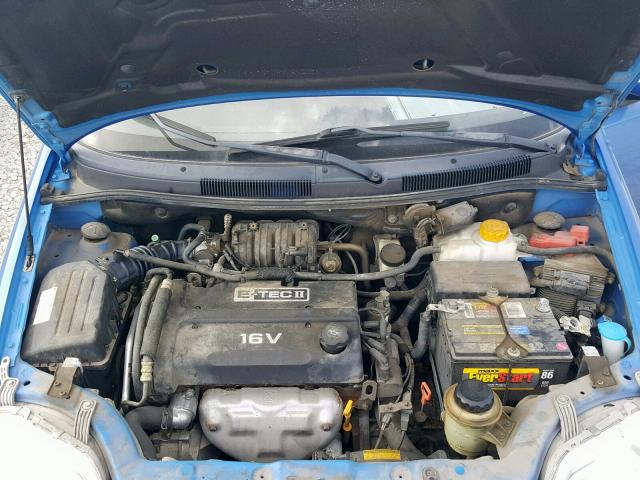 KL1TD66636B622046 - 2006 CHEVROLET AVEO BASE Mavi foto 7