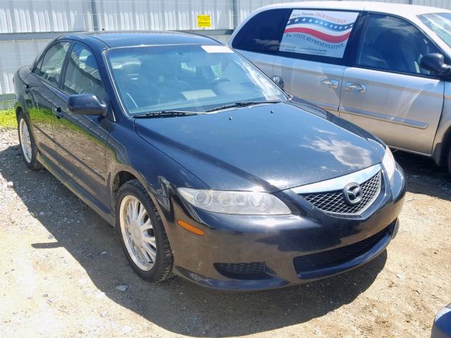 1YVHP80C545N08278 - 2004 MAZDA 6 I BLACK photo 1