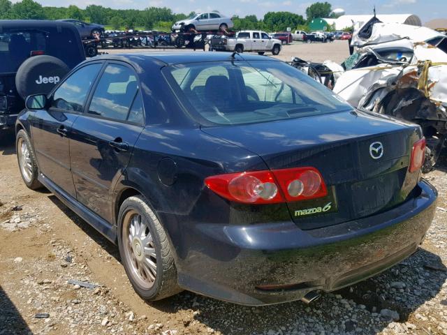 1YVHP80C545N08278 - 2004 MAZDA 6 I BLACK photo 3