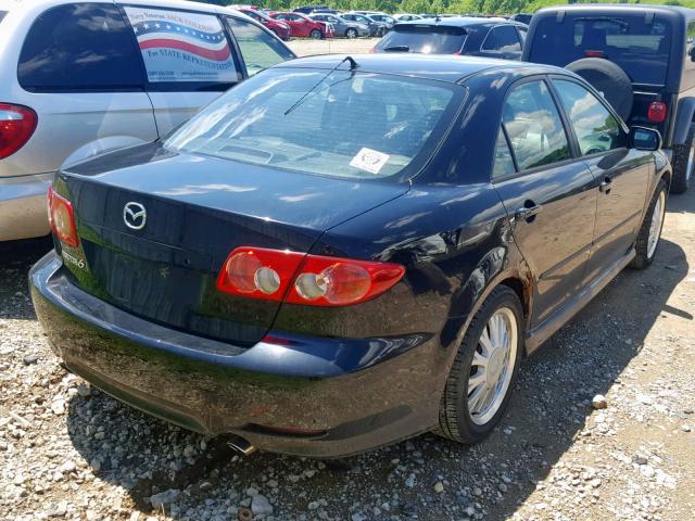 1YVHP80C545N08278 - 2004 MAZDA 6 I BLACK photo 4