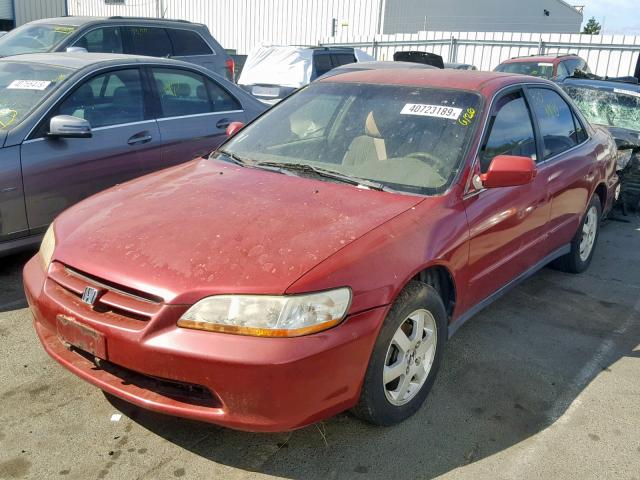 JHMCG6691YC024771 - 2000 HONDA ACCORD SE RED photo 2