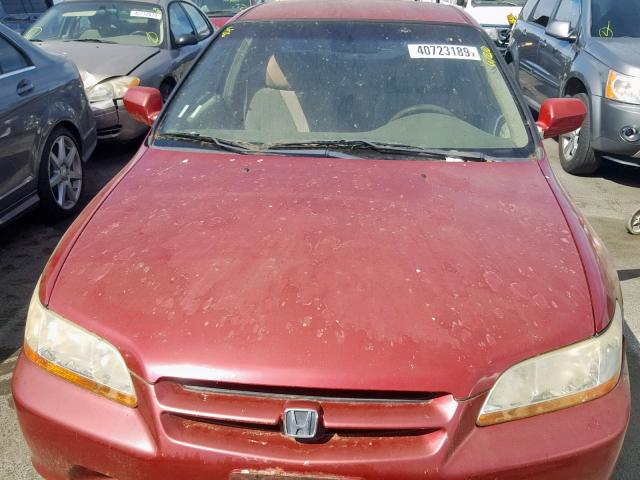 JHMCG6691YC024771 - 2000 HONDA ACCORD SE RED photo 9