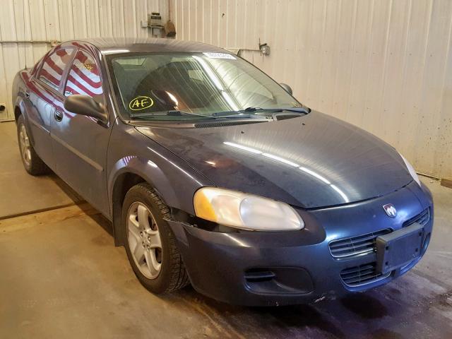 1B3EL46R62N286079 - 2002 DODGE STRATUS SE BLUE photo 1